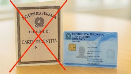 Carta d'Identità Cartacea non più valida per l'espatrio dal 03/08/2026 Carta d'Identità Cartacea non più valida per l'espatrio dal 03/08/2026