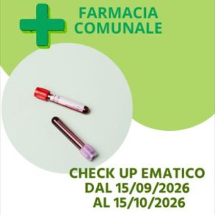 Farmacia Comunale - Check up ematico - 